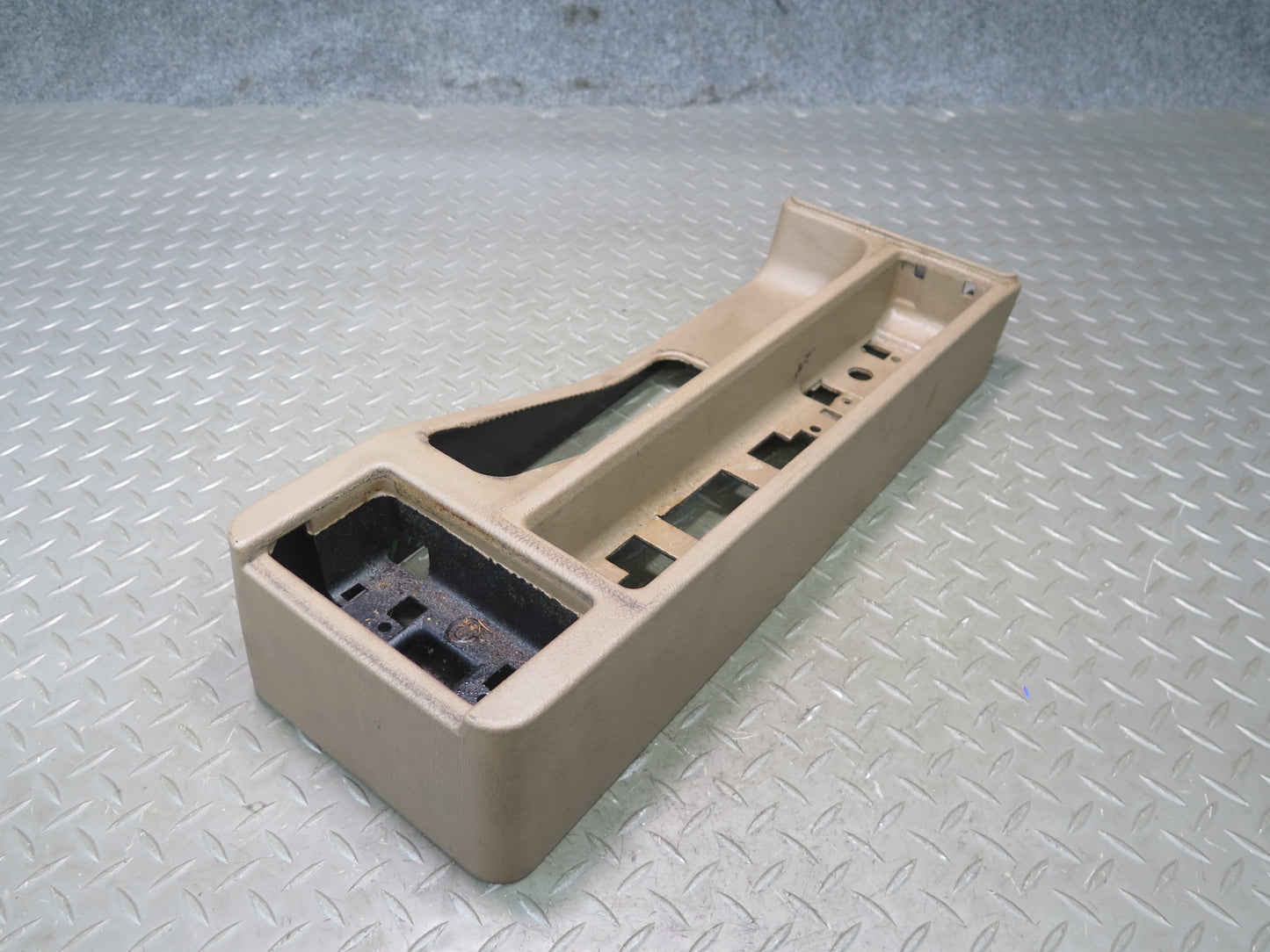94-99 BMW E36 318IC Convertible Center Console Trim Cover Panel Beige OEM