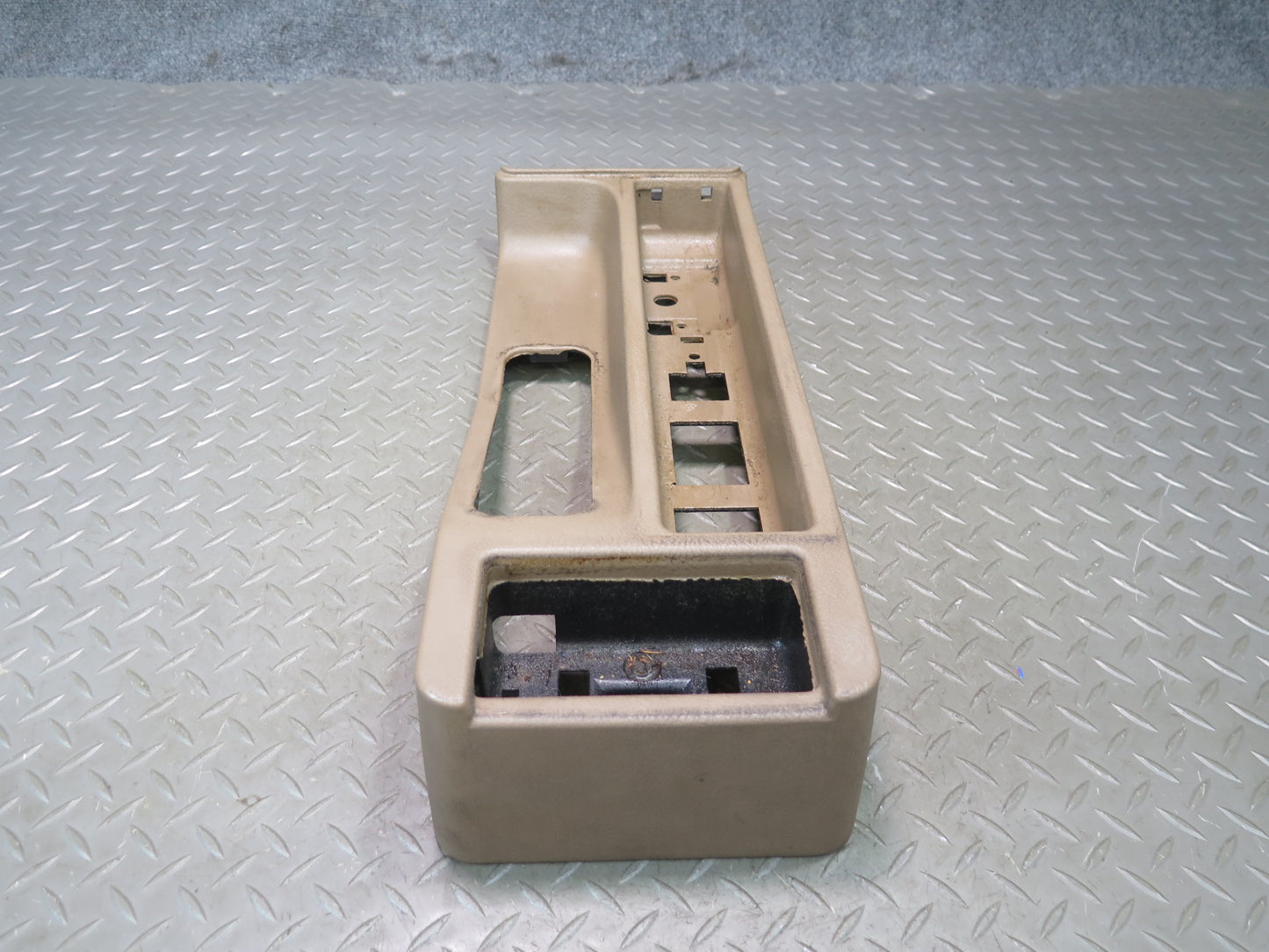 94-99 BMW E36 318IC Convertible Center Console Trim Cover Panel Beige OEM