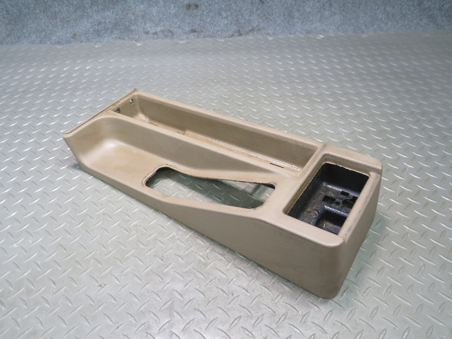 94-99 BMW E36 318IC Convertible Center Console Trim Cover Panel Beige OEM