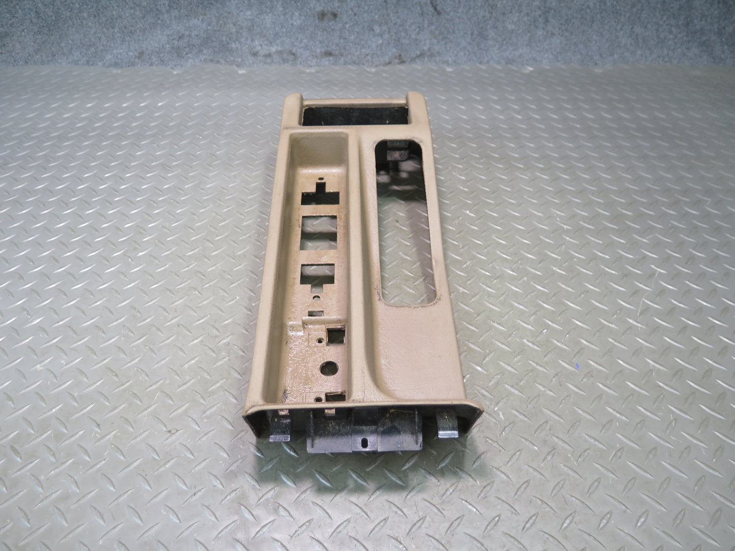 94-99 BMW E36 318IC Convertible Center Console Trim Cover Panel Beige OEM