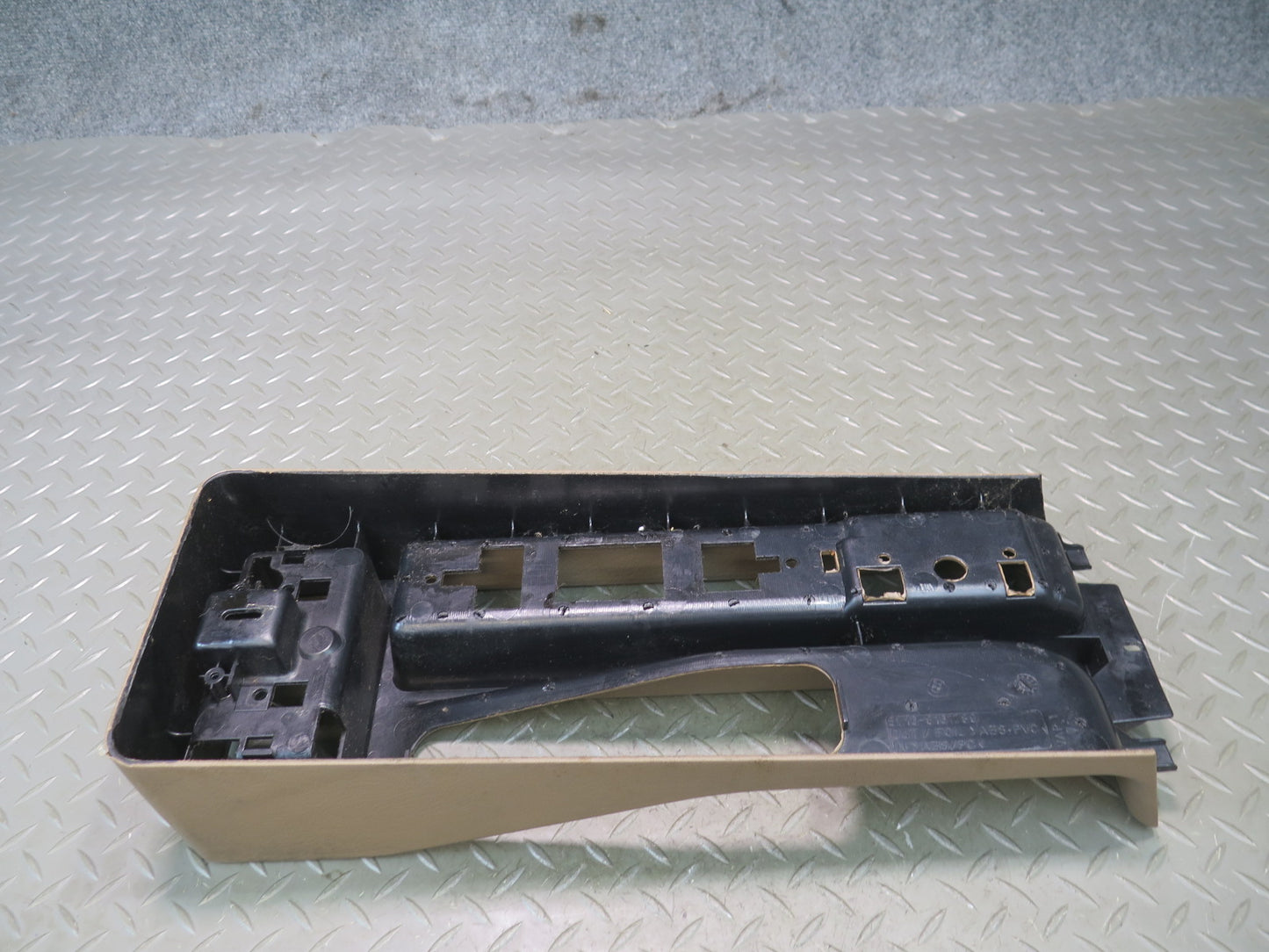 94-99 BMW E36 318IC Convertible Center Console Trim Cover Panel Beige OEM