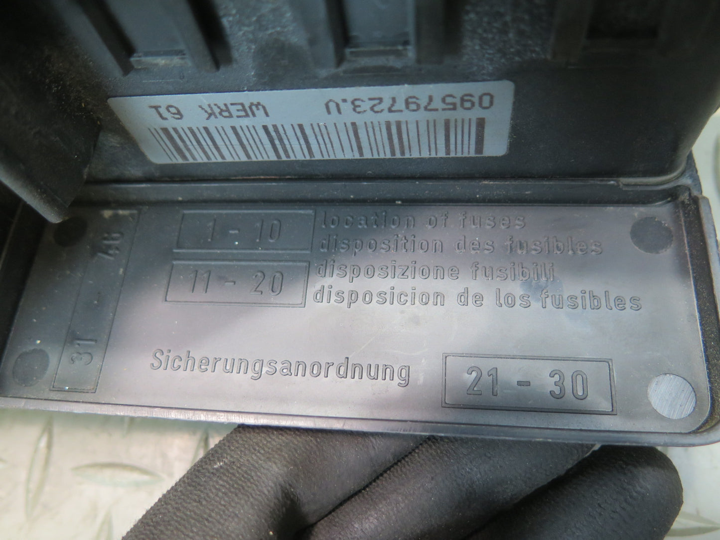 94-99 BMW E36 318Ci Under Hood Engine Bay Fuse Relay Box 1387590 OEM