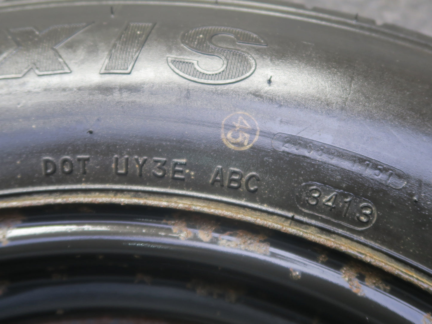 2013-2017 Infiniti JX35 QX60 Rear Emergency Spare Wheel Tire T165/90 D18