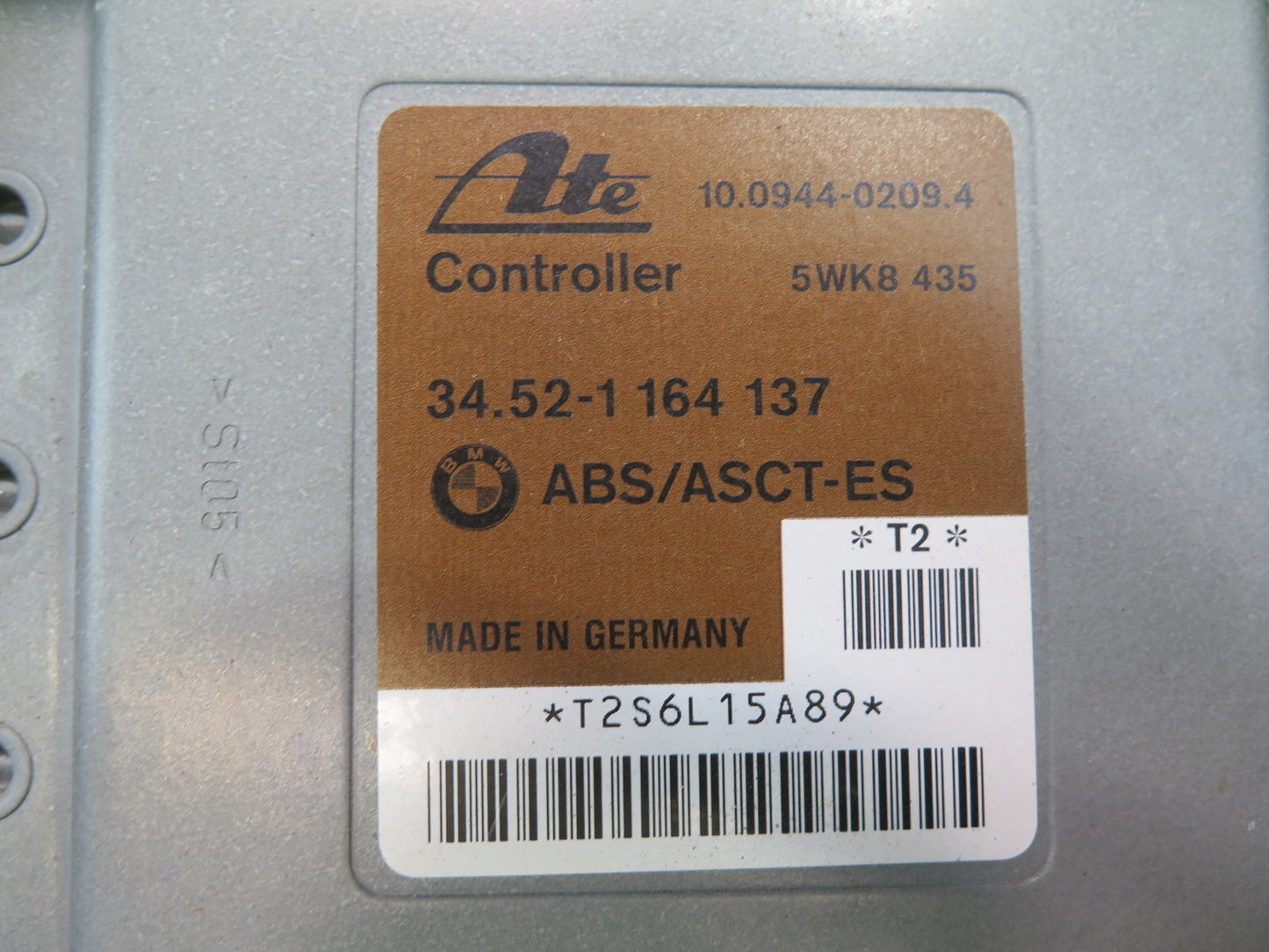 96-97 BMW E36 318iC 1.9L Anti Lock Brake ABS Asct-es Control Module 1164137 OEM