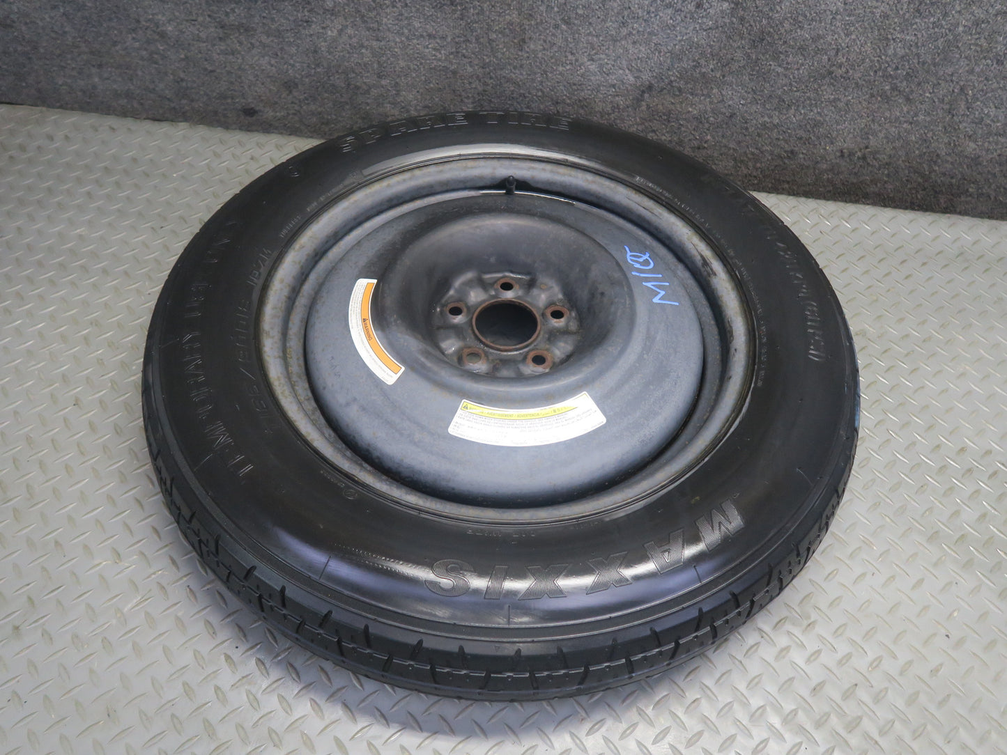 2013-2017 Infiniti JX35 QX60 Rear Emergency Spare Wheel Tire T165/90 D18