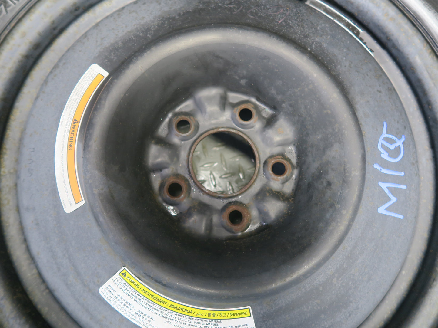 2013-2017 Infiniti JX35 QX60 Rear Emergency Spare Wheel Tire T165/90 D18