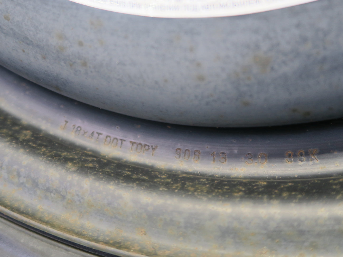 2013-2017 Infiniti JX35 QX60 Rear Emergency Spare Wheel Tire T165/90 D18