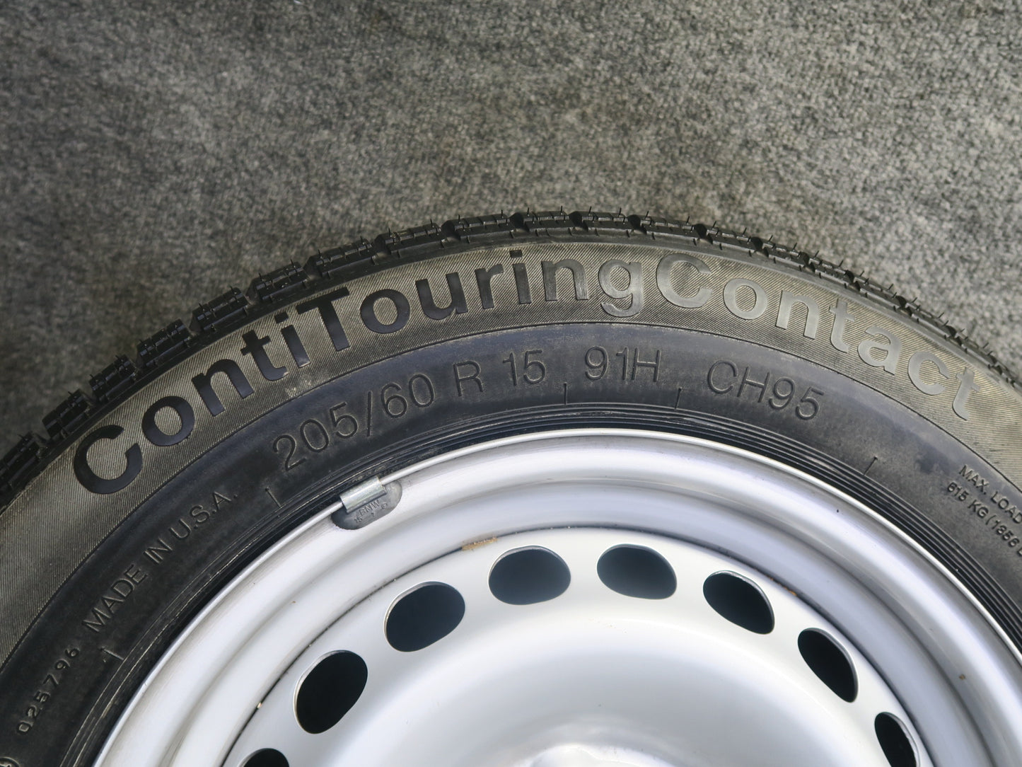 94-99 BMW E36 318iC Emergency Spare Tire R15" Wheel 15x6.5J ET47 1181958 OEM