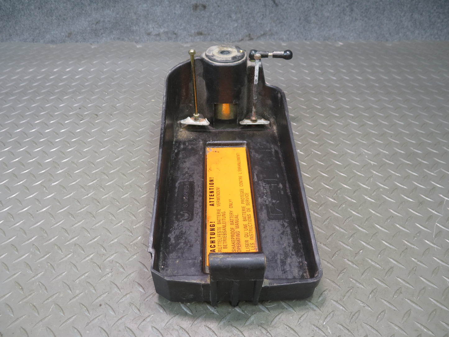 94-99 BMW E36 318iC Convertible Battery Tray Vibration Absorber Bracket OEM