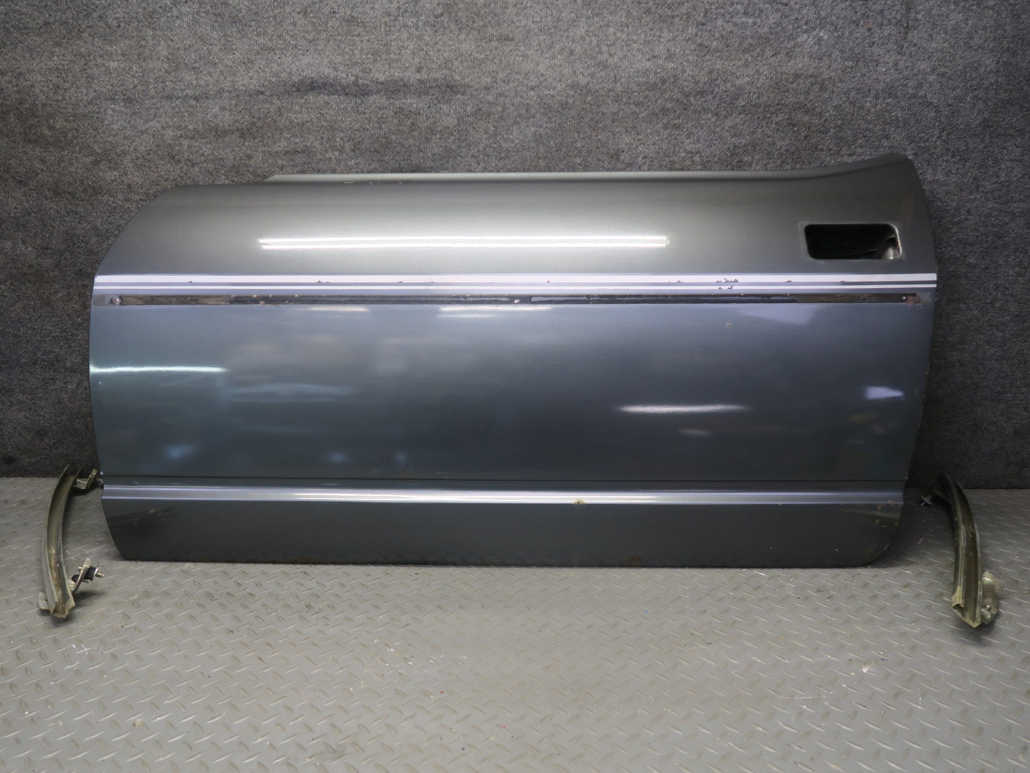 79-83 Datsun S130 280ZX 2+0 Left Door Shell Panel w Guides Gray OEM