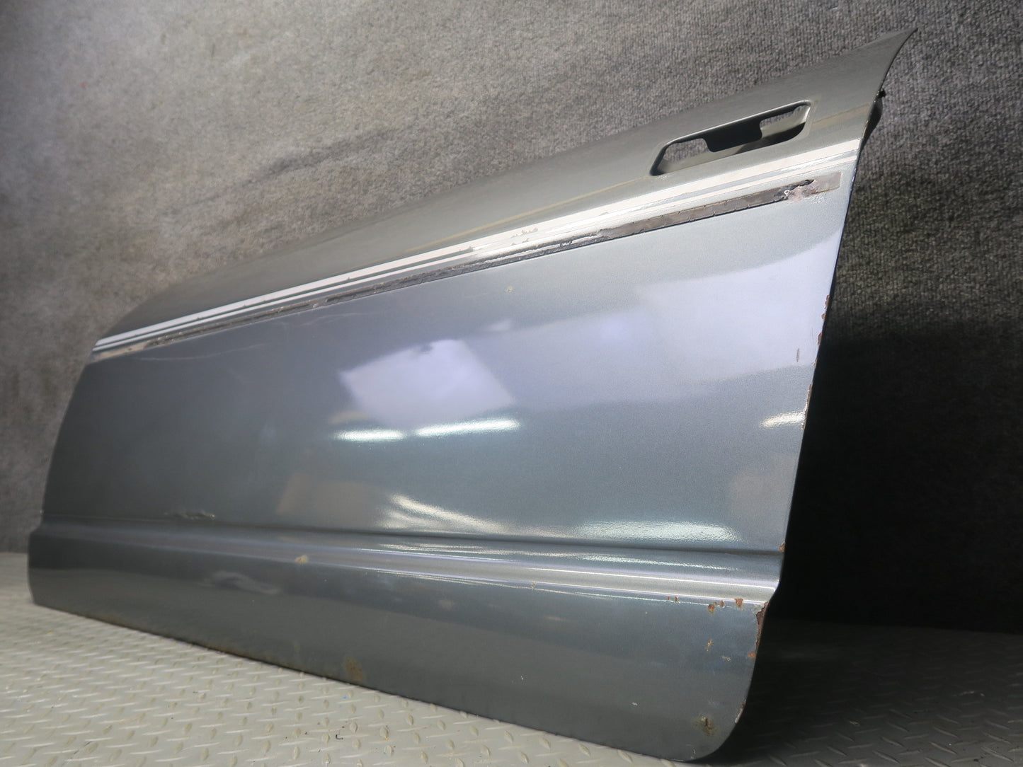 79-83 Datsun S130 280ZX 2+0 Left Door Shell Panel w Guides Gray OEM