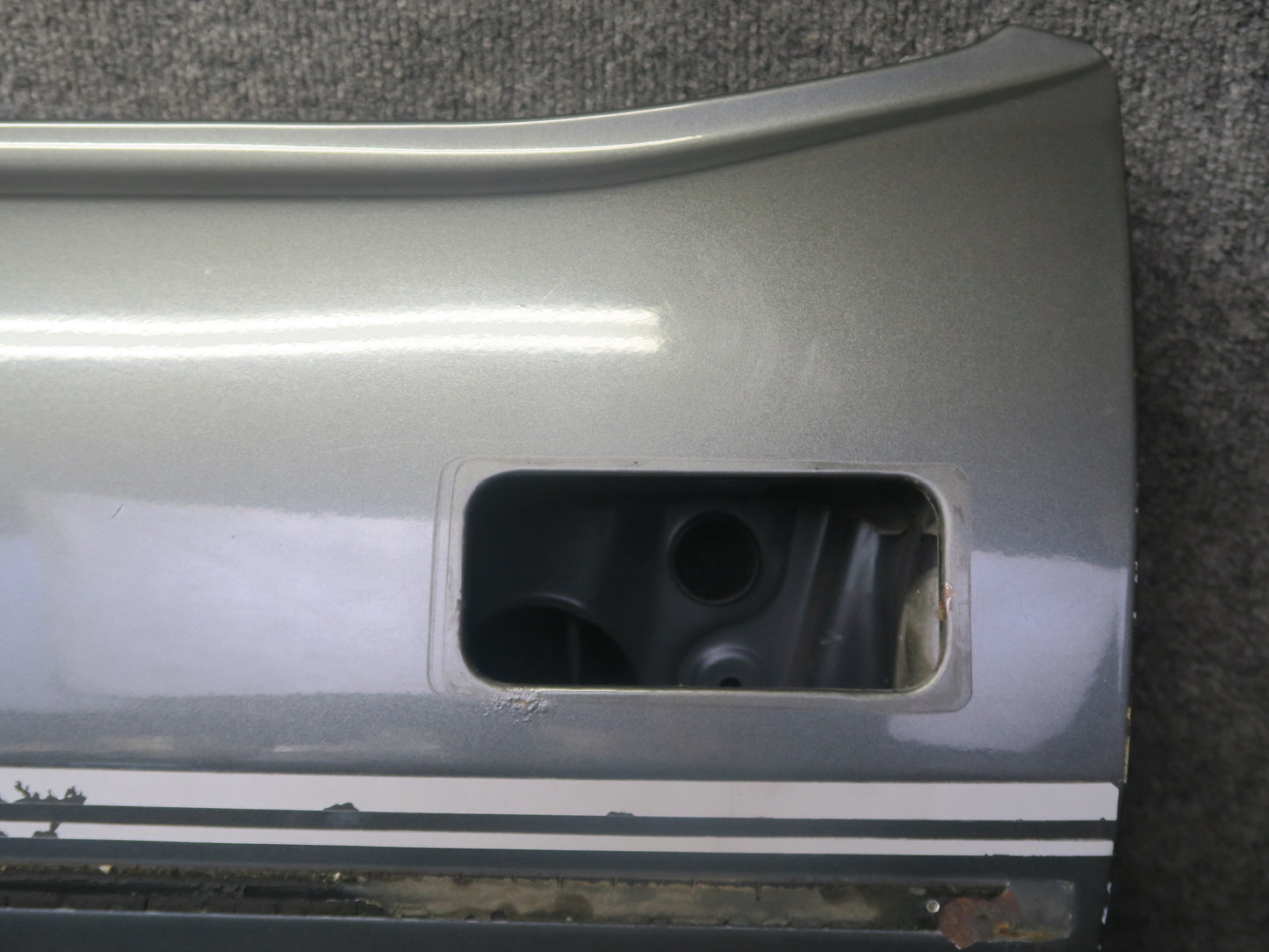 79-83 Datsun S130 280ZX 2+0 Left Door Shell Panel w Guides Gray OEM