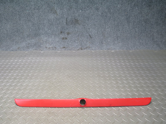 94-99 BMW E36 318iC Convertible Rear Trunk Lid Trim Molding RED  OEM