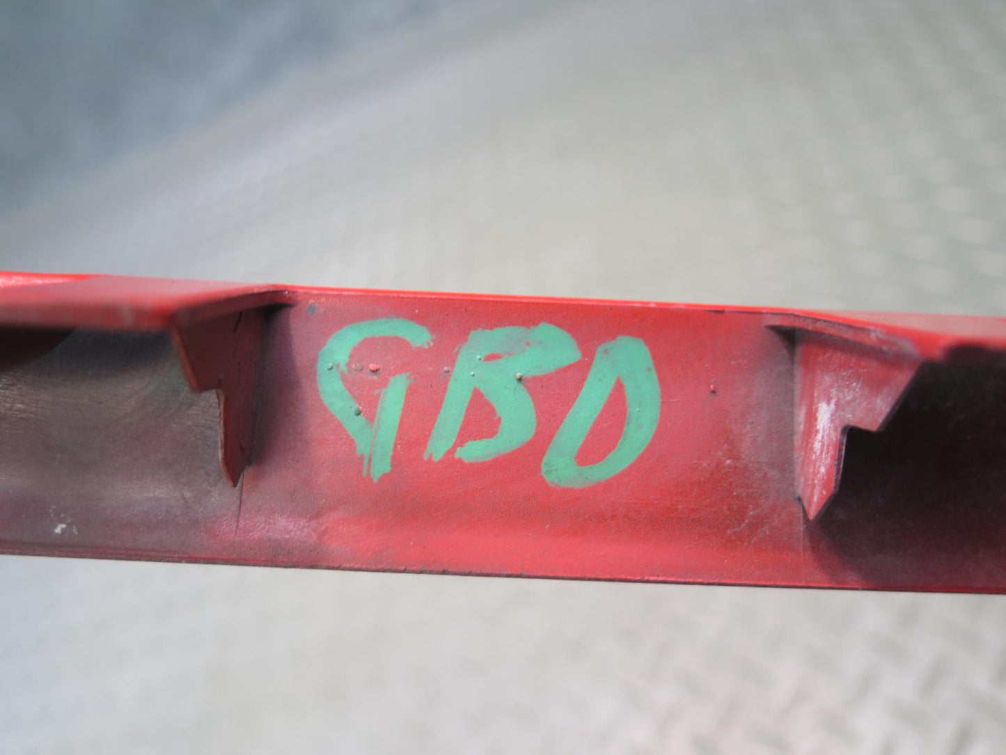 94-99 BMW E36 318iC Convertible Rear Trunk Lid Trim Molding RED  OEM