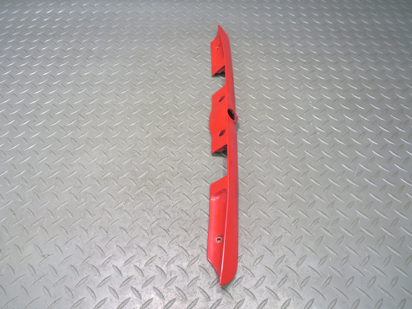 94-99 BMW E36 318iC Convertible Rear Trunk Lid Trim Molding RED  OEM