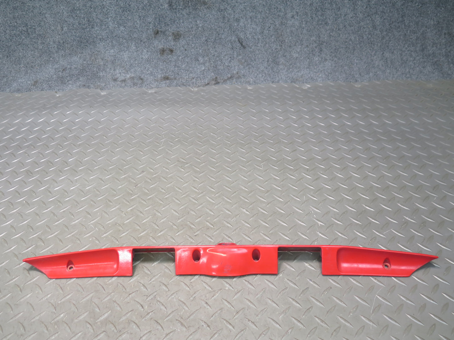 94-99 BMW E36 318iC Convertible Rear Trunk Lid Trim Molding RED  OEM