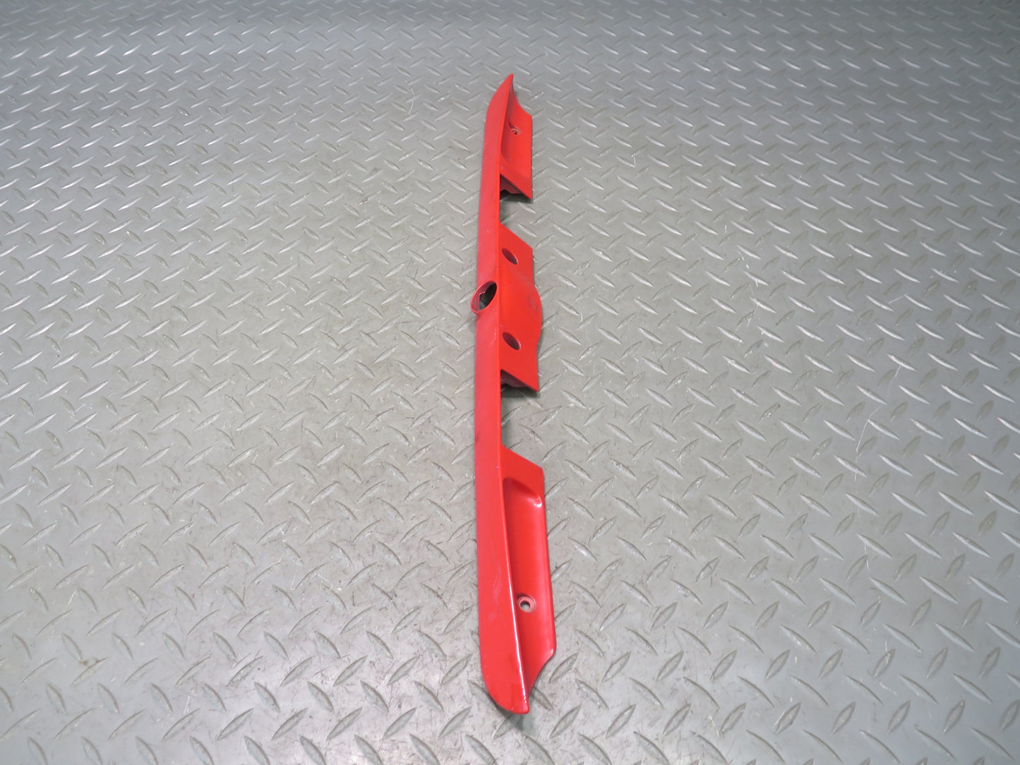 94-99 BMW E36 318iC Convertible Rear Trunk Lid Trim Molding RED  OEM