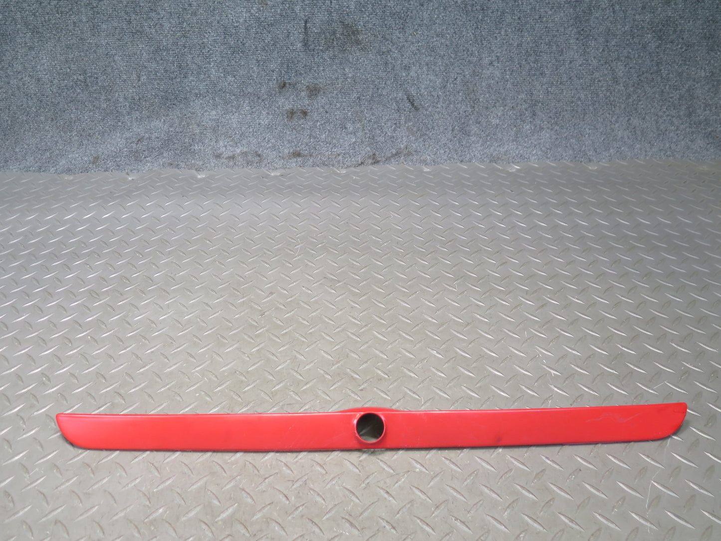 94-99 BMW E36 318iC Convertible Rear Trunk Lid Trim Molding RED  OEM