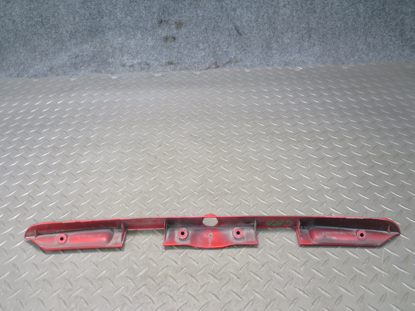 94-99 BMW E36 318iC Convertible Rear Trunk Lid Trim Molding RED  OEM