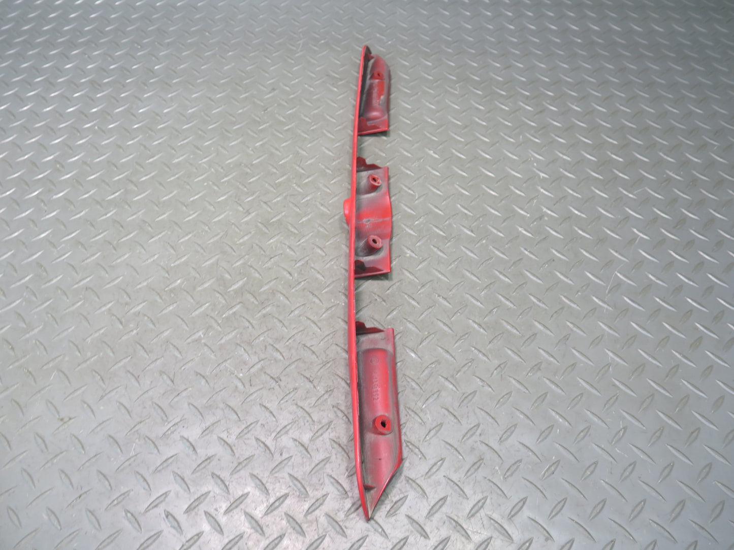 94-99 BMW E36 318iC Convertible Rear Trunk Lid Trim Molding RED  OEM