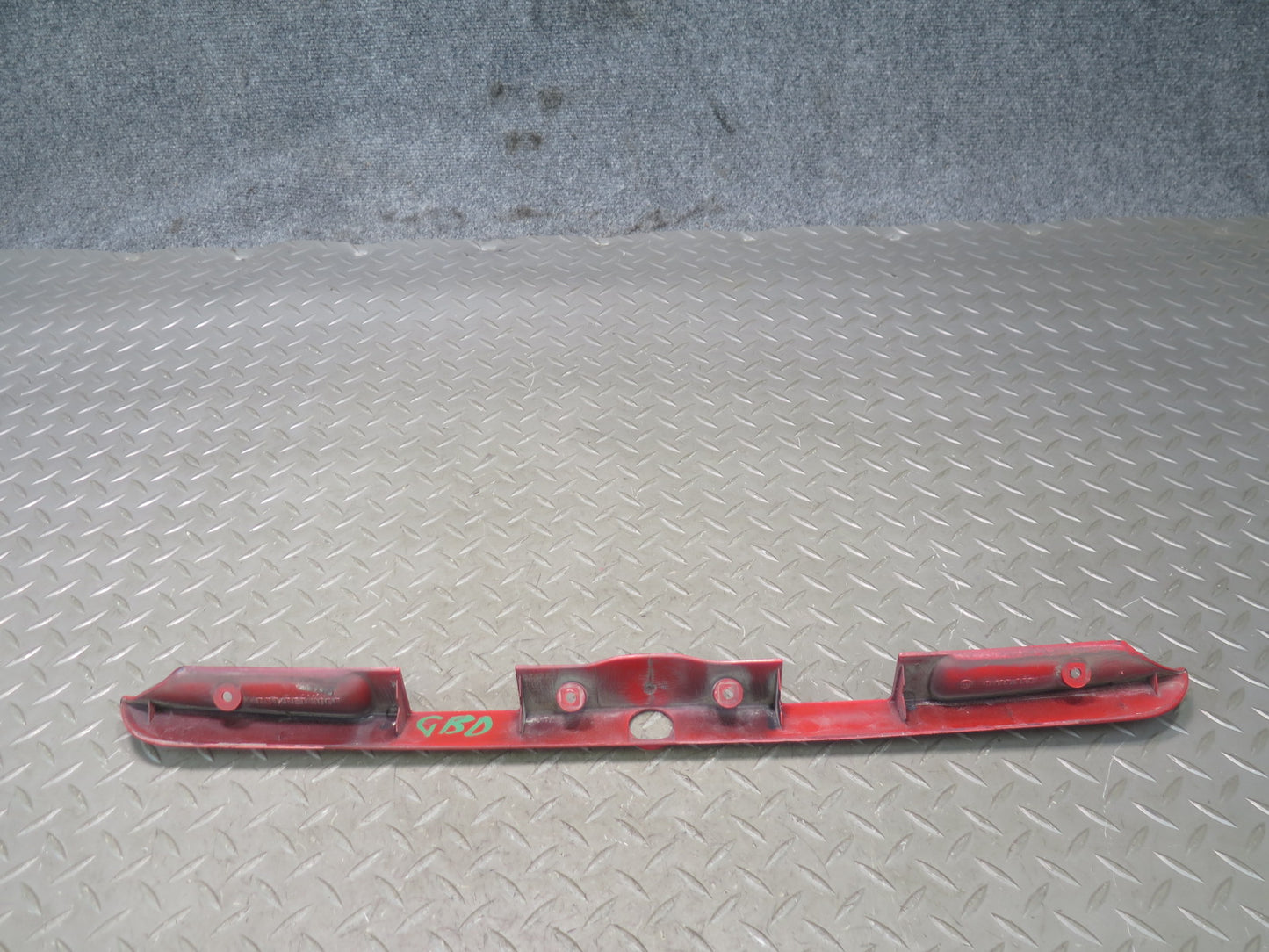 94-99 BMW E36 318iC Convertible Rear Trunk Lid Trim Molding RED  OEM
