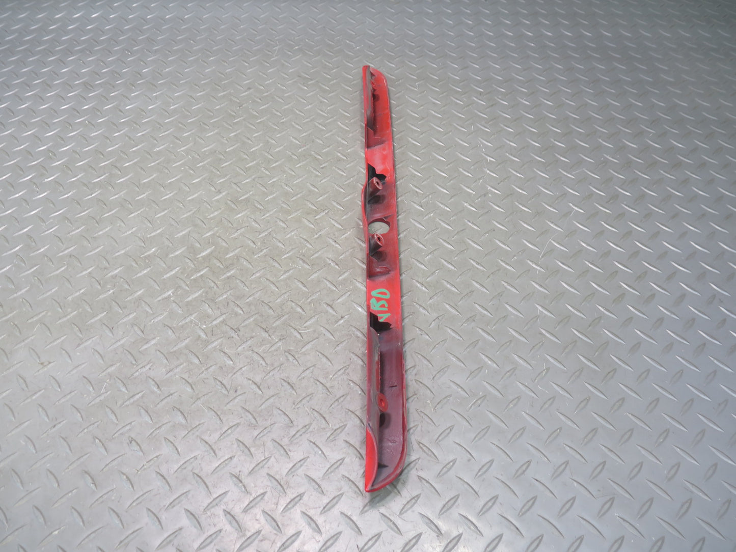 94-99 BMW E36 318iC Convertible Rear Trunk Lid Trim Molding RED  OEM