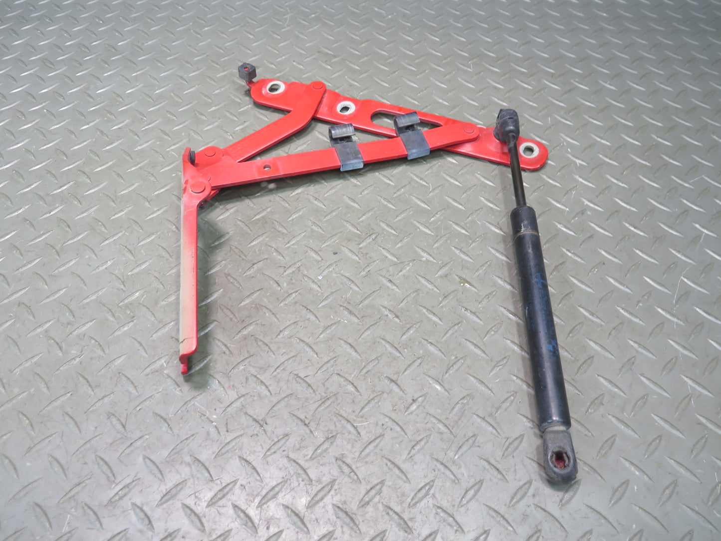 94-99 BMW E36 318iC Convertible Set of 2 Rear Trunk Lid Hinge w Support OEM