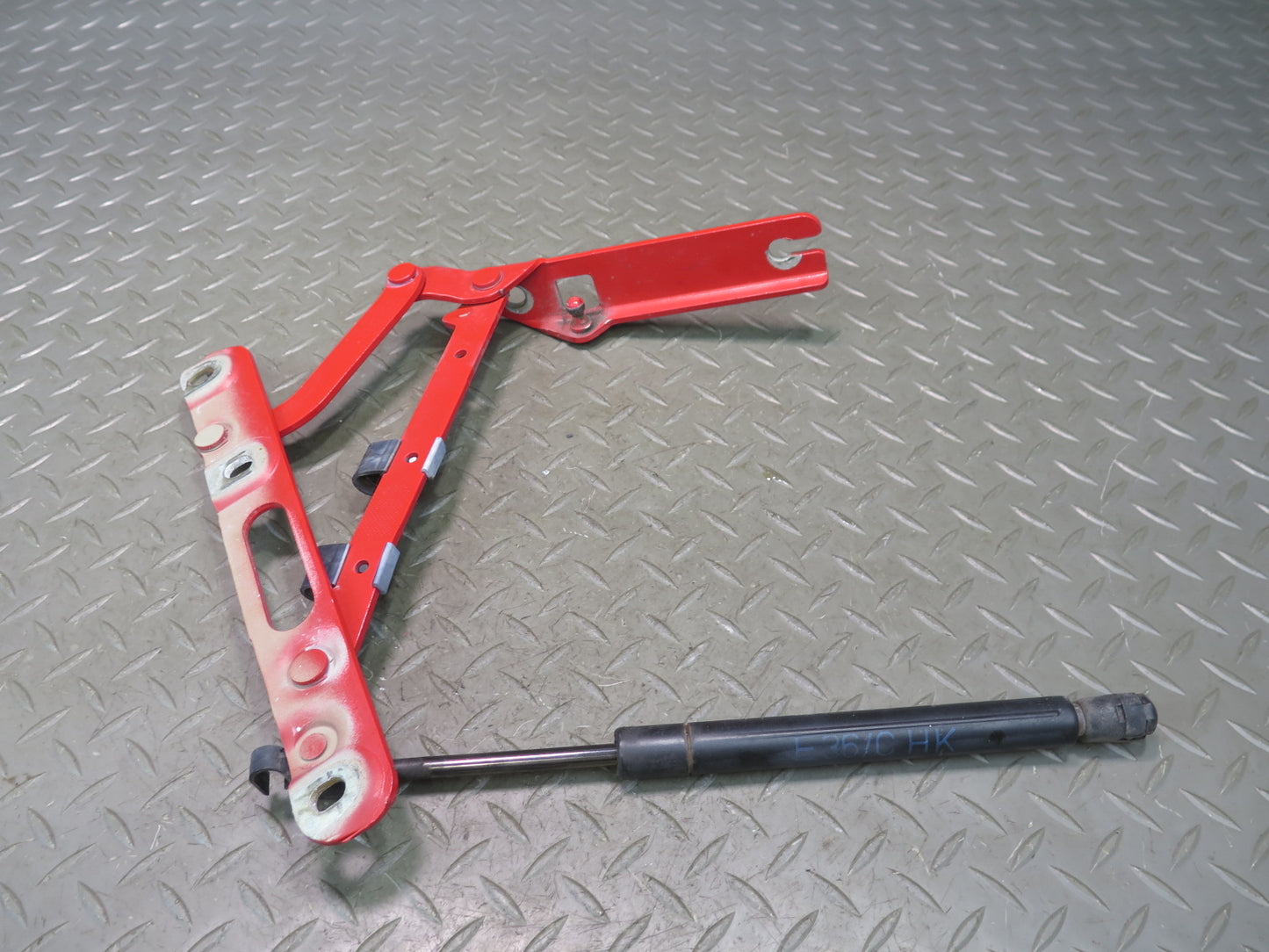 94-99 BMW E36 318iC Convertible Set of 2 Rear Trunk Lid Hinge w Support OEM