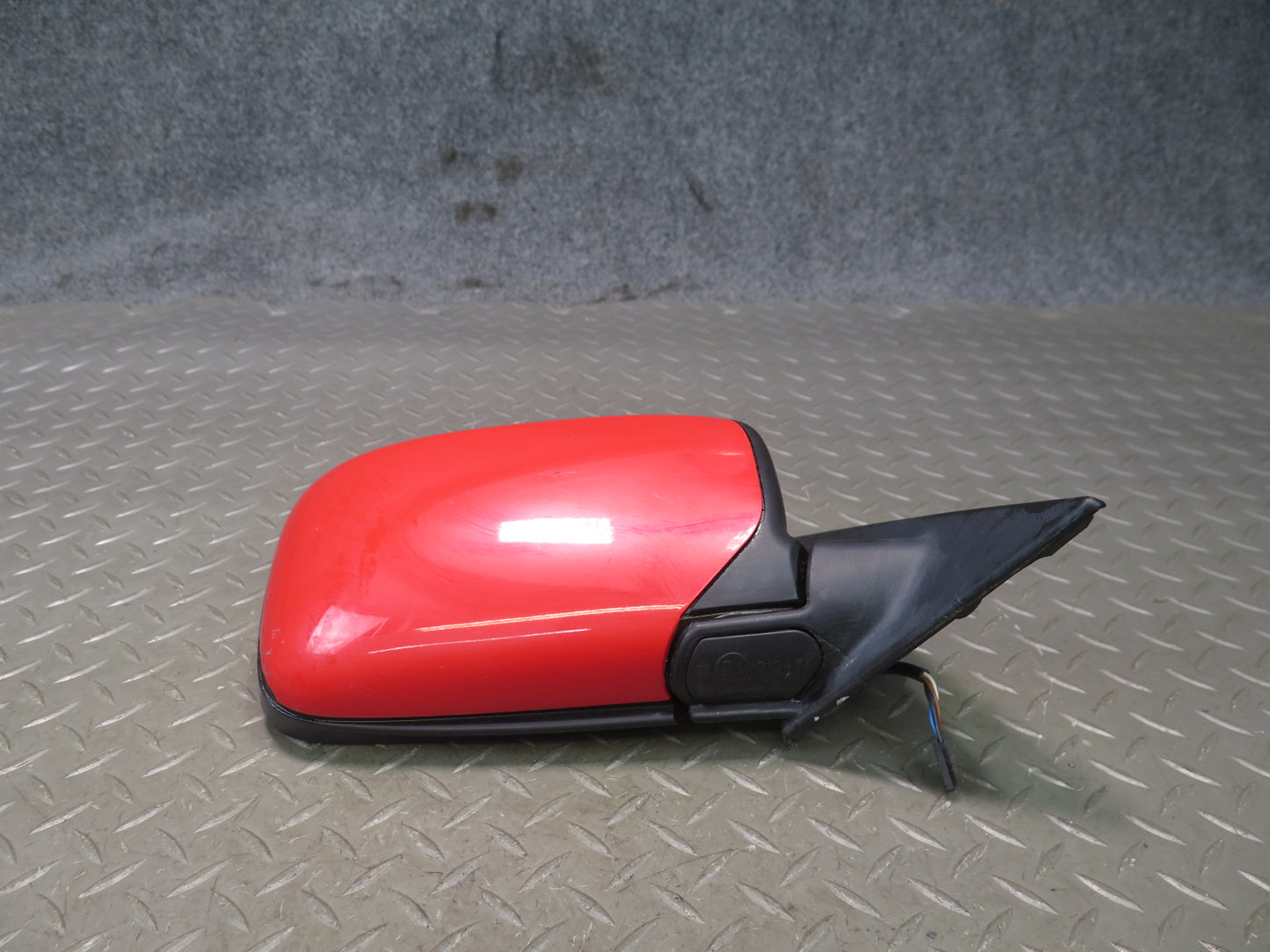 96-99 BMW E36 318iC Convertible Front Right Heated Side View Mirror RED OEM