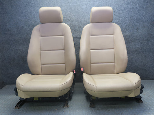94-99 BMW E36 318iC Convertible Front & Rear Leather Seat Set Beige OEM