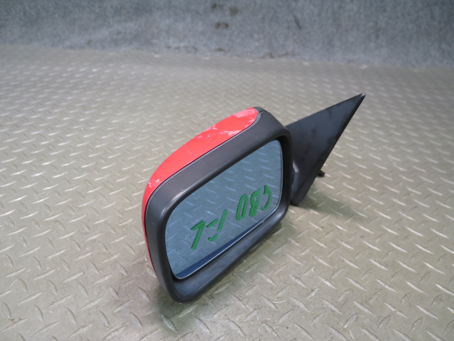96-99 BMW E36 318iC Convert Coupe Left Exterior Heated Side View Mirror RED OEM