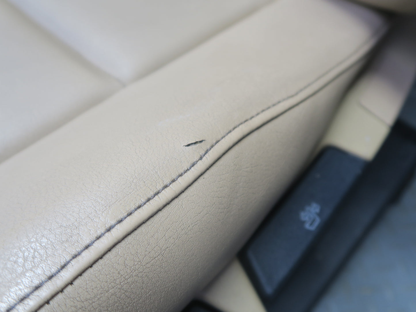 94-99 BMW E36 318iC Convertible Front & Rear Leather Seat Set Beige OEM