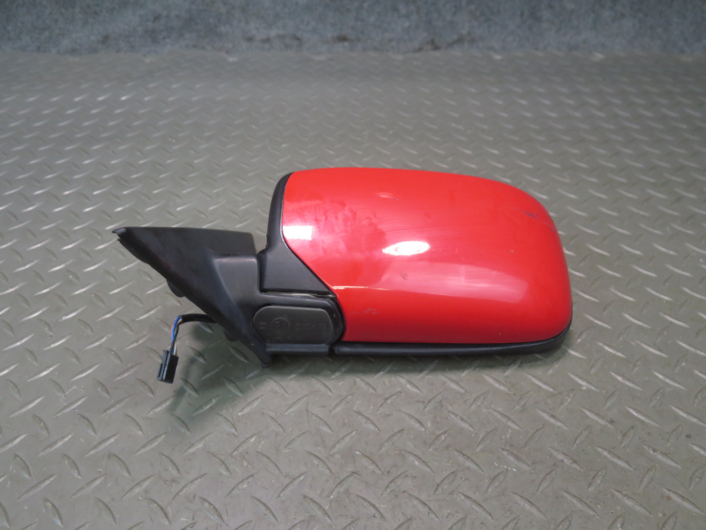 96-99 BMW E36 318iC Convert Coupe Left Exterior Heated Side View Mirror RED OEM