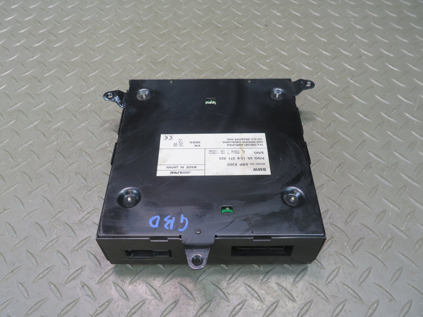 96-99 BMW E36 318iC Convertible Alpine Audio Amplifier AMP 8371023 OEM