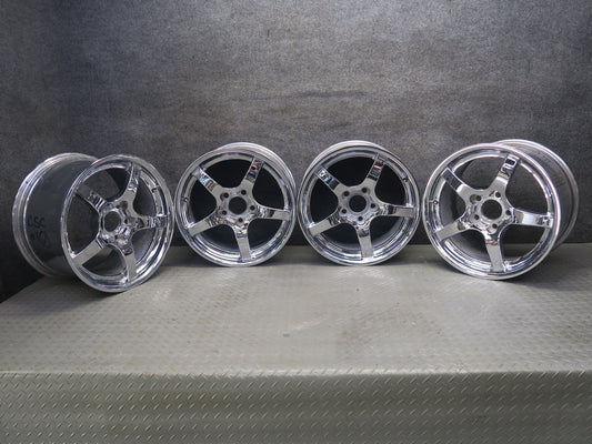 00-04 Chevrolet Corvette C5 Set of 4 R17" Wheel Rim 17x9.5J ET54 Aftermarket
