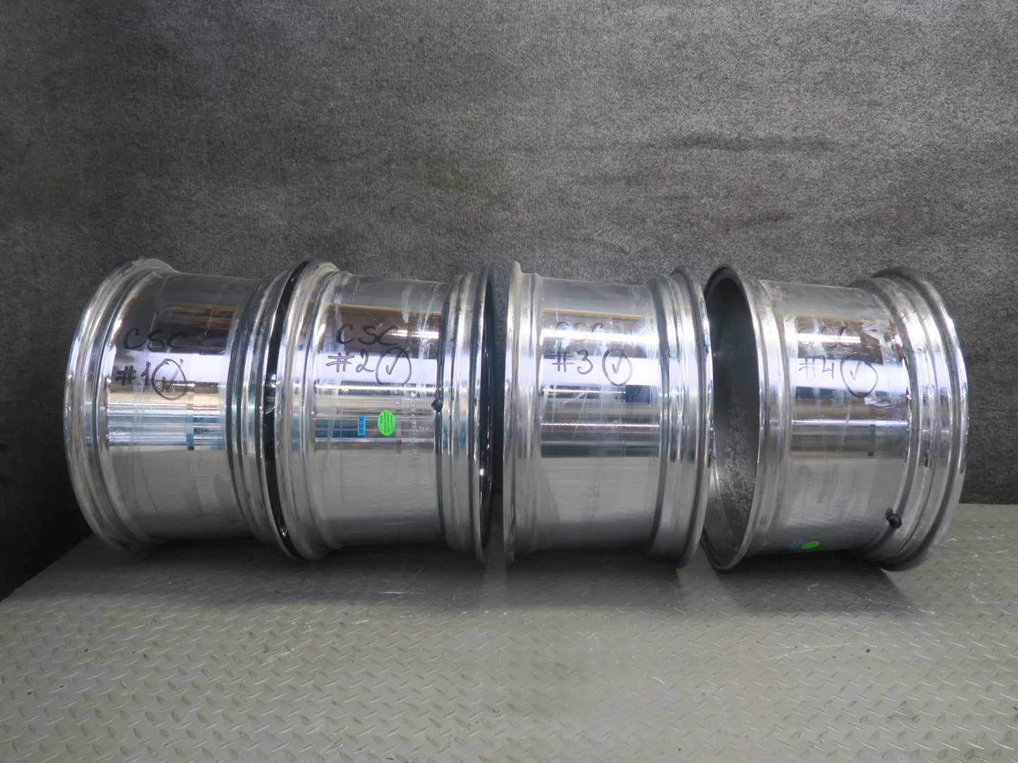 00-04 Chevrolet Corvette C5 Set of 4 R17" Wheel Rim 17x9.5J ET54 Aftermarket