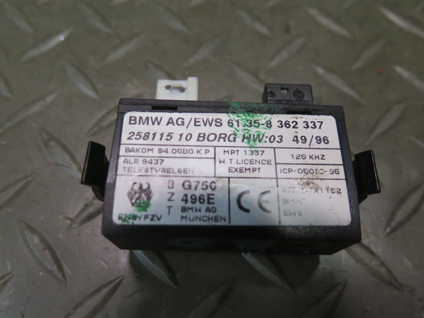 1997 BMW E36 318iC M44 Engine ECU ECM DME Wiper Phone Door Handle Lock KEY Set