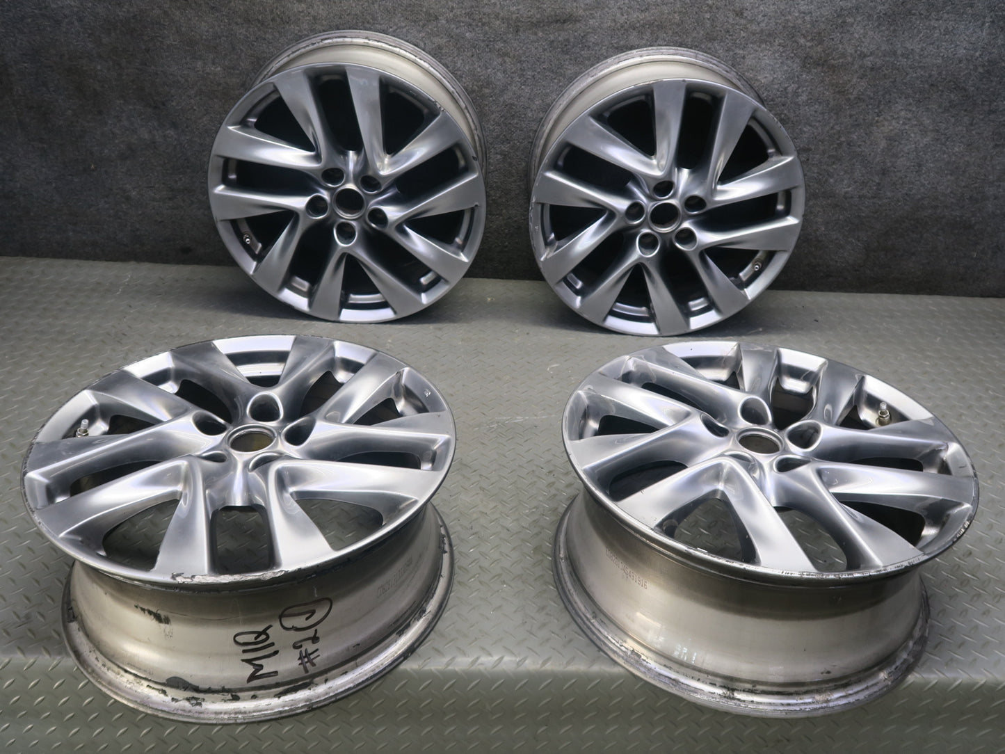 2013-2016 Infiniti JX35 QX60 Set of 4 10 Spoke R18 18" Wheel Rim 18X7.5J ET50