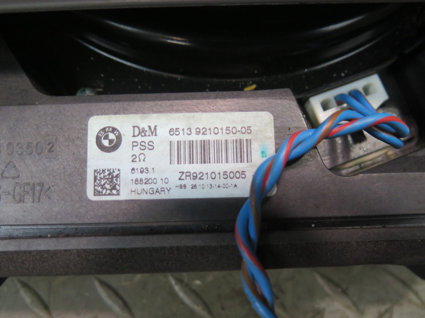 14-16 BMW F32 F33 435I Left & Right Under Seat Hi-fi Subwoofer Speaker Set OEM