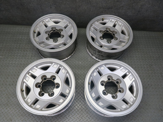 91-92 Toyota Land Cruiser FJ80 R15 15" 8-SPOKE Alloy Wheel Rim 15X7J ET10 Set