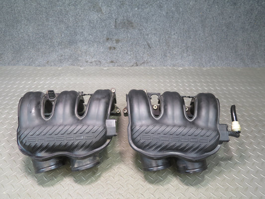2005 Porsche Boxster S 987 3.2L Left & Right Air Intake Manifold Set