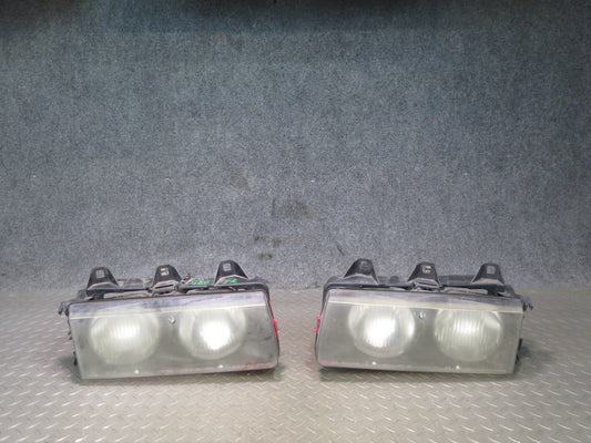 94-99 BMW E36 318iC Set of 2 Front Left & Right Halogen Headlight Lamp OEM