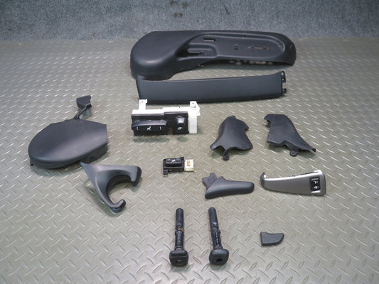 10-13 Lexus IS250 Convertible 13pcs Front Left Seat Trim Ivory w Switch Set OEM