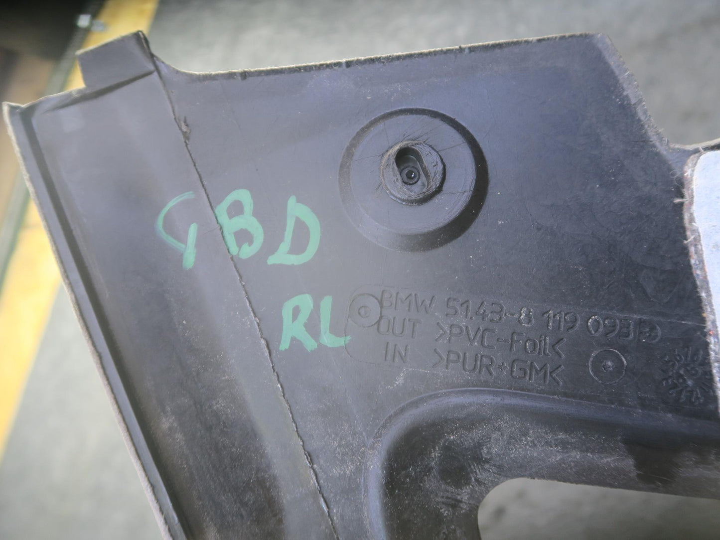 94-99 BMW E36 318iC Convertible Rear Interior Quarter Trim Cover Panel Set OEM