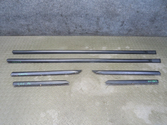 94-99 BMW E36 318iC Convertible Fender Door Rear Quarter Trim Molding Set OEM