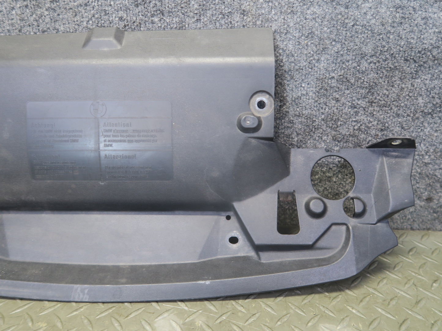 94-99 BMW E36 318iC Engine Radiator Cowl Cover Panel 8119046 OEM