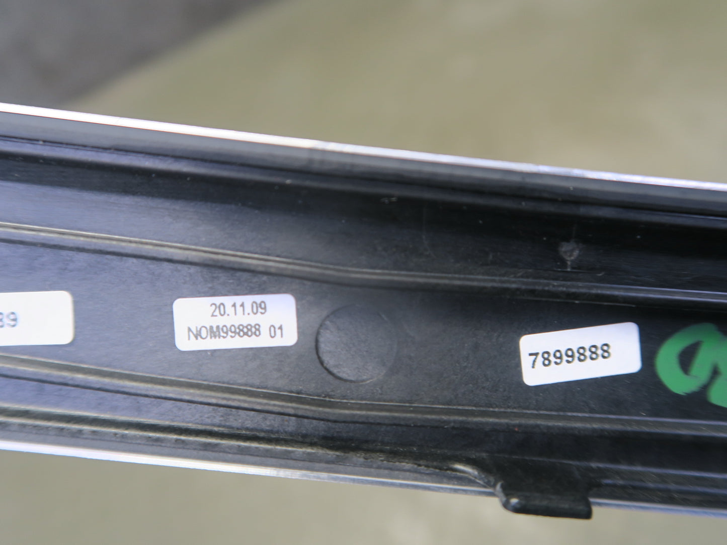 2008-2013 BMW E92 E93 M3 Rear Right & Left Side Aluminium Trim Strip Panel Set