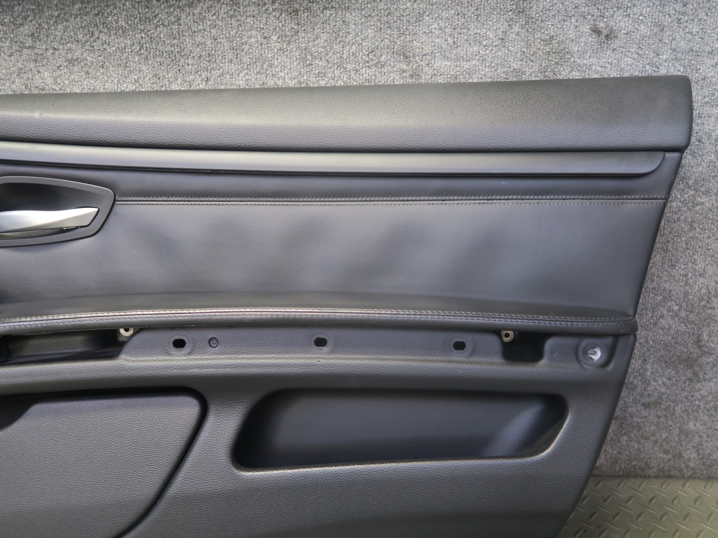 2011-2013 BMW E92 E93 M3 Right Pass Side Door Interior Trim Panel Black