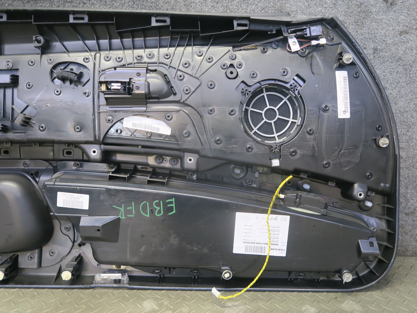 2011-2013 BMW E92 E93 M3 Right Pass Side Door Interior Trim Panel Black