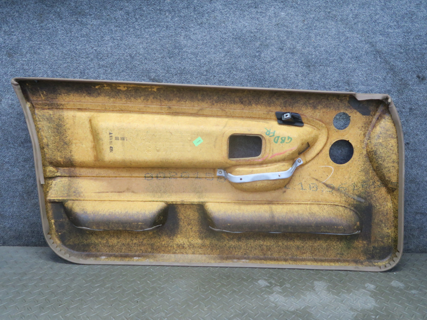 97-99 BMW E36 318iC Convertible Right Door Interior Trim Cover Panel Beige OEM